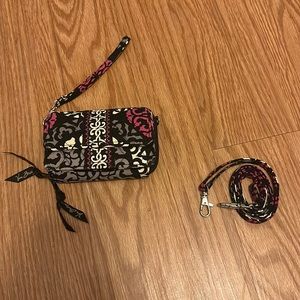 Vera Bradley Wristlet/Cross Body Bag/Wallet